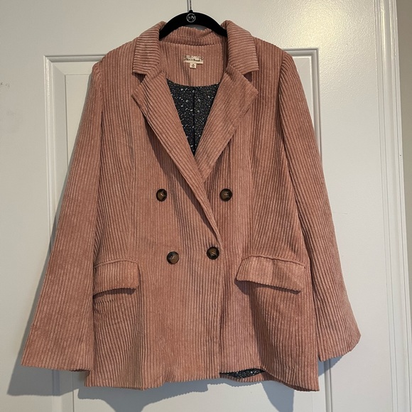 Corduroy Blazer Jacket - Picture 6 of 8